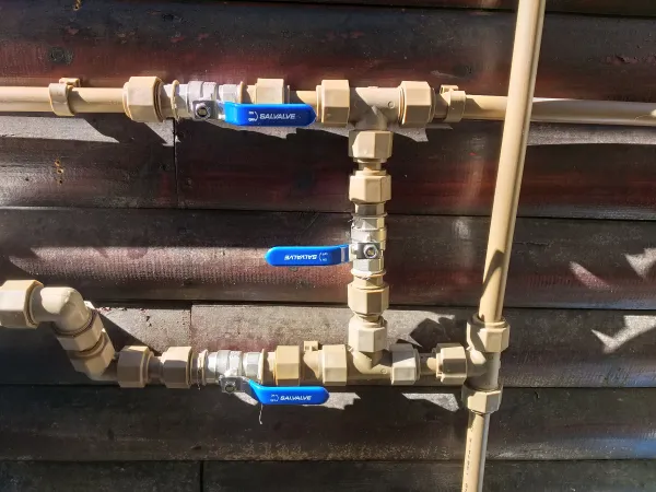 Backup water and rainwater harvest system