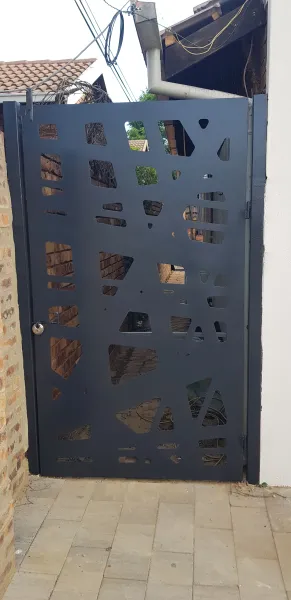 Modern Laser cut gate 