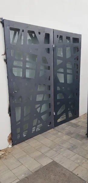 Modern Laser cut gate 